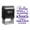 Violet, variant on Printtoo Personalized Black Self Inking Sandy Toes And Salty Kisses Wedding Favor Stamp Custom Rubber Stamper-60 x 40 mm