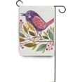 thumbnail image 6 of SKYSONIC Garden Flag Bird Singing On Branch Double-Sided Printed House Sports Flag-12x18(in)-Polyester Decorative Flags for Courtyard Garden Flowerpot, 6 of 6