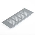 thumbnail image 6 of 80*200/80*300/80*350 Aluminium Alloy Silver Air Vent Louvred Grill Ventilation Grille for Closet Shoe Cupboard Decorative Cover 80*200, 6 of 9