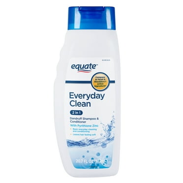 Equate 2 in 1 Everyday Clean Dandruff Shampoo and Conditioner with Pyrithione Zinc for Scalp and Hair Care, 20.7 fl oz