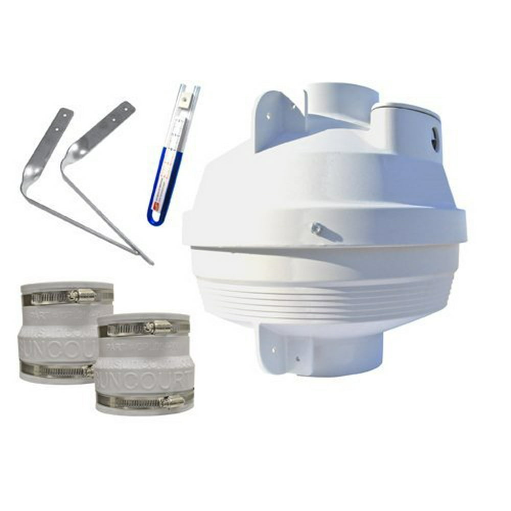 Suncourt RDK043 4 to 3 inch Radon Kit with Manometer and Air Pressure