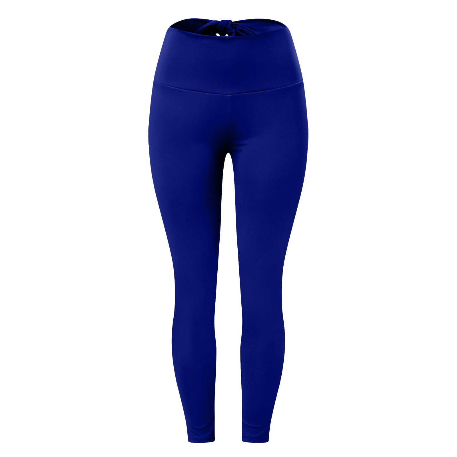 Clearance Pants! KUNPENG Women's Bow Tight Yoga Printed High Waist  Abdominal Lift Buttock Blue XL 2023 
