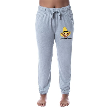 

Curious George Womens Character Yellow Hat Sleep Jogger Pajama Pants (Large)