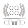 thumbnail image 1 of Kit de molduras para decoración de interiores, reemplazo único, fácil de usar, resistente al desgaste, conveniente, elegante, antiarañazos, práctico y Plata, 1 of 8