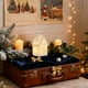 thumbnail image 1 of Eoozwa Ceramic Christmas Decor Set Christmas Tree Luminous Deer Snowman Villa Figurines Battery Powered Night Light for Holiday Tabletop Scene, 1 of 5