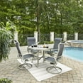 thumbnail image 4 of Homestyles Captiva Table à Manger d'Extérieur en Aluminium, Gris, 4 of 7
