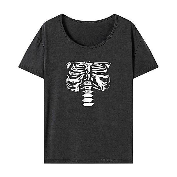 Camiseta de mujer Verano Trajes femeninos Camisa de cuello redondo para viajes de playa Viajes de trabajo M