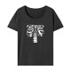 thumbnail image 1 of Camiseta de mujer Verano Trajes femeninos Camisa de cuello redondo para viajes de playa Viajes de trabajo M, 1 of 7