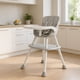 thumbnail image 4 of Silla Periquera de Bebe para Comer 2 en 1 Convertible en Silla y Mesa de Estructura Firme con Broches de Seguridad y Patas Antideslizantes Gris, 4 of 4