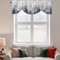 thumbnail image 3 of Tie Up Valances for Windows, Blue Mist Forest Adjustable Valance Curtains Window Treatment for Living Room/Bedroom, Pine Larch Trees Natural Landscape Rod Pocket Kitchen Curtains & Drapes 54x18 Inch, 3 of 9
