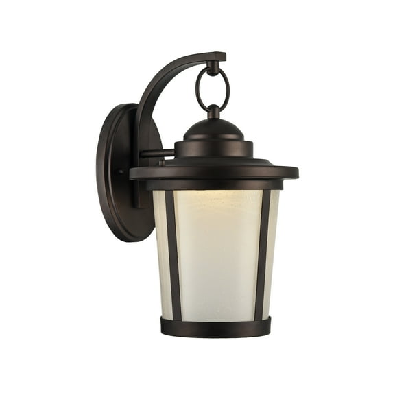 RADIANCE Goods Transitional LED Rubbed Bronze Outdoor Wall Sconce 13" Tall