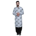 thumbnail image 1 of Atasi Classic Collar Long Sleeve Mens Pathani Kurta Salwar Wedding Kurta Set, 1 of 5