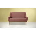thumbnail image 3 of Sandy Wilson Home Corina Settee, Ash Rose, 3 of 11