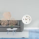 thumbnail image 2 of Reloj de pared con forma de hojas de palma, placa de madera decorativa, redondo, silencioso, con manecillas de madera que no hacen . Ideal para, 2 of 8