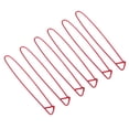 thumbnail image 1 of Abbracc 6Pcs Alloy Metal Knitting Crochet Sewing Needle stitch holders Red 20cm Extra Large, 1 of 7