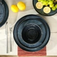 thumbnail image 7 of Open Box Stone Lain Stoneware 12pc Dinnerware Set, Service for 4, Deep Blue, 7 of 7