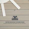 thumbnail image 3 of MidWest Homes for Pets, Eillo Folding Wooden Dog House, No Tool Assembly, for Medium Dogs, 3 of 7