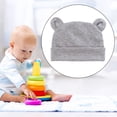 thumbnail image 4 of Sonducket Sombrero de bebé Color Keep Multi-funcional Niñas Niño Sombreros Gorro infantil Moda Elástico Gorros para niños pequeños Primavera Invierno Sombreros Gris Sonducket AP011427-16B, 4 of 6