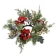 thumbnail image 1 of Ruifaya Weihnachtsfrucht Schnee Kerzenständerkranz, 1 of 7
