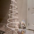 thumbnail image 4 of Decoración de Navidad Ganfancp Árbol de Navidad Plegable con Luces LED y Bolas, 4 of 7