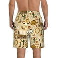 thumbnail image 3 of Disketp Men'S Swim Trunks Hawaiian Breathable Surf Beach Swimsuits Mesh Lining Beach Shorts With Pockets-Wild West Cowboy, 3 of 9