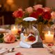 thumbnail image 5 of Adorno decorativo con escena de pareja bajo paraguas para San Valentín, figura de resina con escena romántica para el hogar y la boda, centro de mesa, decoración del hogar, decoración de la habitación, 5 of 6
