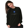 thumbnail image 4 of NASA Meatball Logo Outer Space Planet Sweatshirt for Men or Women Brisco Brands S, 4 of 6