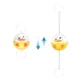 thumbnail image 4 of Juguetes para piscina, juguetes para bebés y niños pequeños: silbato infantil, cuerda voladora con luces, caramelo giratorio, juguete para ejercitar la coordinación mano-ojo, yoyó infantil con luces,, 4 of 9