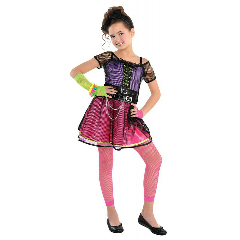 bundt Medicinsk hjul 80s Pop Star Dress Child Costume - One Size - Walmart.com