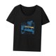thumbnail image 3 of Camiseta para Mujer Strade Fareast Limited Ropa de Verano Camisa con Cuello Redondo S Negro, 3 of 7