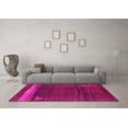thumbnail image 3 of Ahgly Company Indoor Square Oriental Pink Industrial Area Rugs, 6' Square, 3 of 4