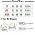 thumbnail image 3 of Busydd Bras for Women Full Coverage Wireless Bras for Women Comfort Supportive Push Up Bra Front Closure Bandeau Plus Size Strapless Bra XS-5XL, 3 of 9