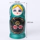 thumbnail image 3 of Muñecas rusas Matryoshka de 7 capas, juguetes pintados a mano, muñecas anidadas, juguetes verdes, 3 of 5