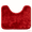 Red A, variant on MK Gdledy U Mat Rug 16x20 , Rubber Backing Quick Dry Washable Microfiber Mats,Red
