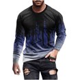 thumbnail image 2 of Leesechin Men's Tank Tops Big and Tall Summer Gradient 3D Print Tank Top Workout Sports Sleeveless Round Neck T-shirt Tank Top/shirt Blouses on Clearance, 2 of 5