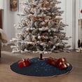 thumbnail image 6 of Kll Blue Glitter Retro Christmas Tree Skirt 48",Party Decorations Farmhouse For Christmas Decorations Holiday Party, 6 of 8