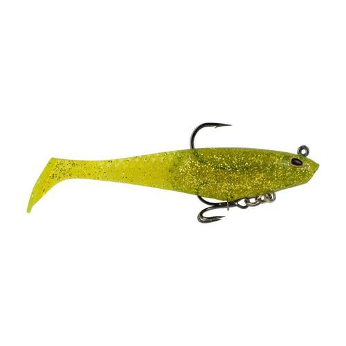 Berkley PowerBait® Saltwater Pre-Rigged Cullshad, 6 in, Chrome Flash