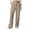 Khaki wide leg palazzo pants for women a1, variant on Cagogo Women's Wide Leg High Waisted Trousers with Pockets Casual Long Pants Summer Loose Palazzo Pants Lounge Beach Workwear, Khaki S