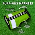 thumbnail image 3 of Kitty Holster Reflective Safety Harness (Made in USA) Color: Loud Lime, Size: S/M, 3 of 6