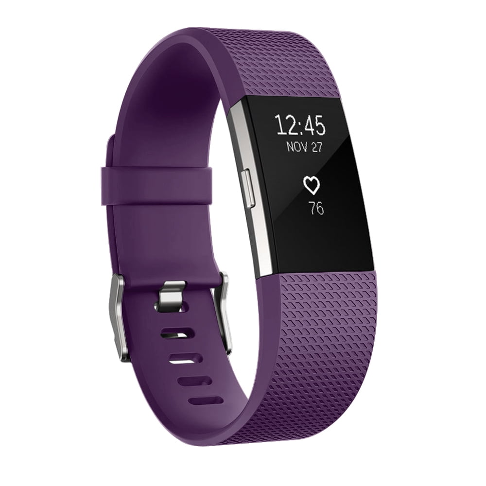 Tech Elements - Fitbit Fitness Watch Gear Pure Silicone Wristband | Replacement Band for Fitbit