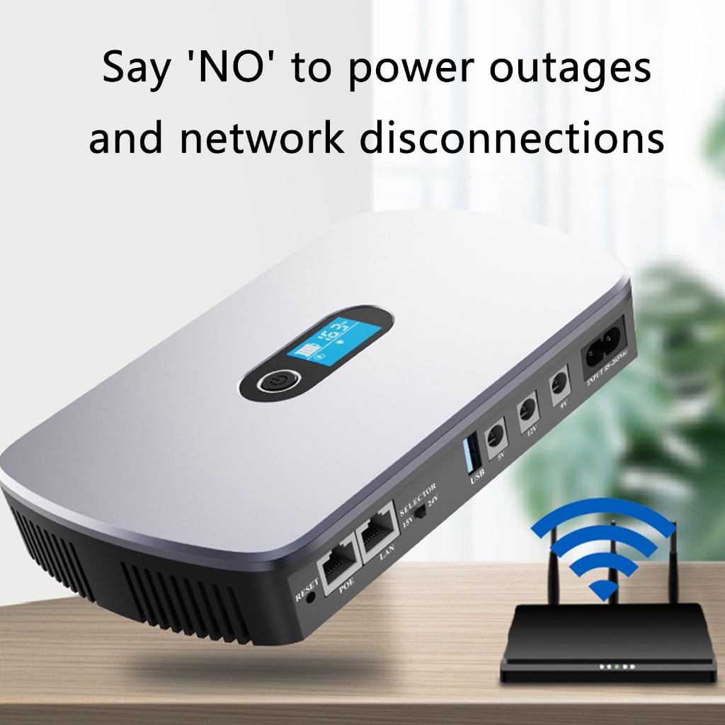 UPS 8800mah/10400mA Battery Backup for Continuous Networking Connecting