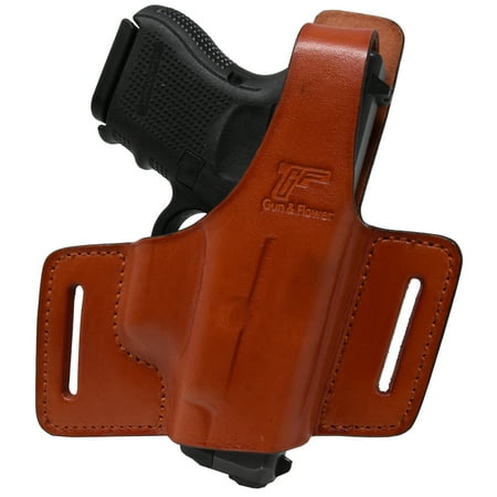 Garrison Grip Tan Italian Leather Tactical Holster For All GLOCK Models (Best Selling Glock Model)