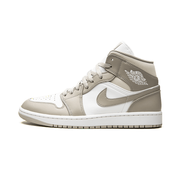 Jordan MENS Air Jordan 1 Mid "Linen / College Grey" 554724 082 from Stadium Goods