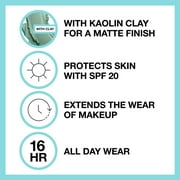 Maybelline Fit Me Matte and Poreless Mattifying Face Primer Makeup, Clear, 1 fl oz