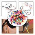 thumbnail image 3 of 50Pcs Eye Glasses Spectacle Chain Strap Holder Loop silicone eyeglass Ends Mixed color, 3 of 9