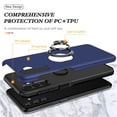 thumbnail image 2 of For Samsung Galaxy A27 5G Case With Invisible Magnetic 360 ° Rotating O-Ring Stand Shockproof Phone Case,Blue,For Galaxy A27 5G, 2 of 7