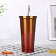 thumbnail image 6 of Jesscasday Double Wall 304 Stainless Steel Coffee Mug with Lids and Straw Car Travel Insulated Cup for Drinks Beer Coffee Milk, 6 of 12