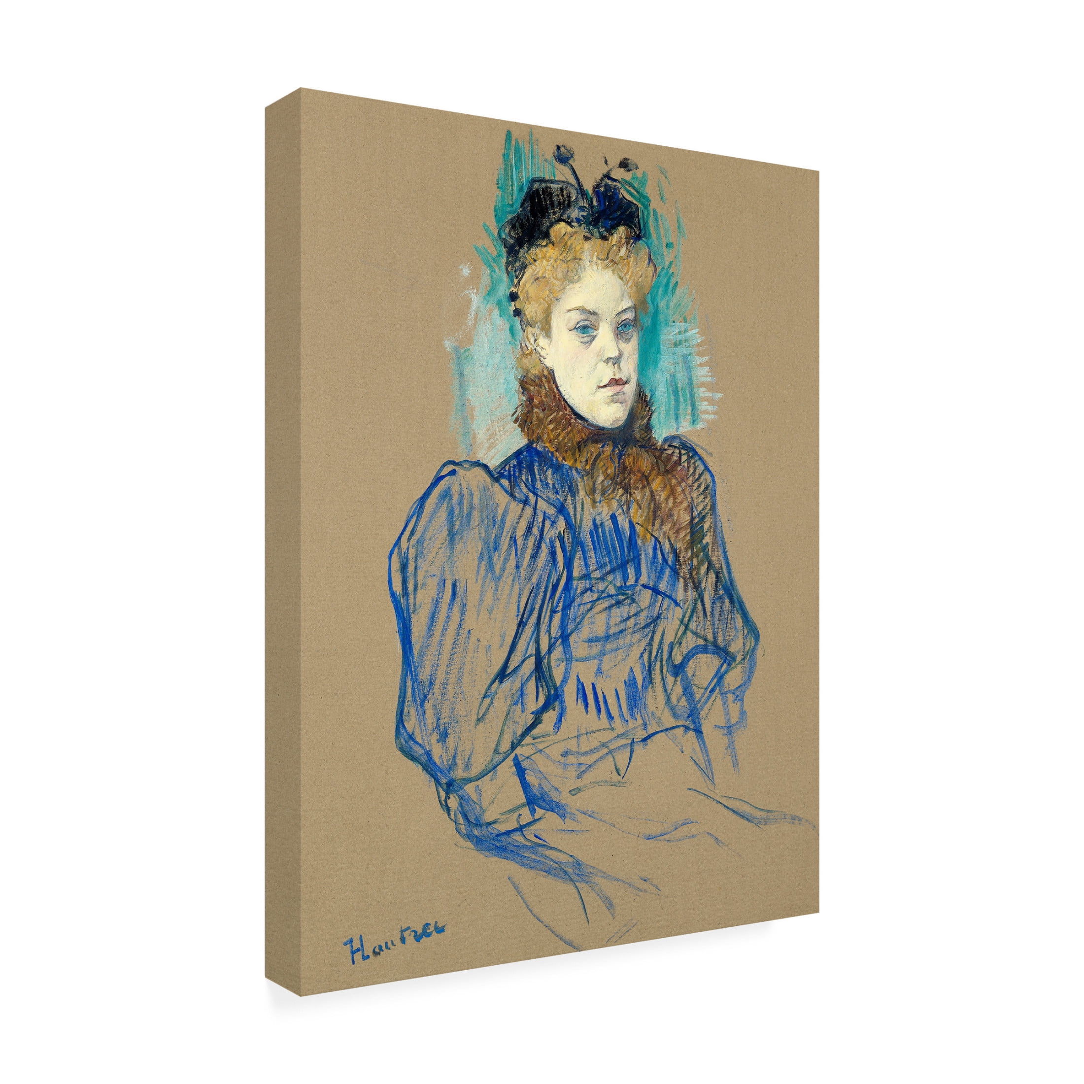 Trademark Fine Art Pictufy   May Milton Portrait 1895 Canvas Wall Art