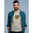 thumbnail image 2 of Snail Heart T-Shirt Men -Engin Selcuk Designs, Male Small, 2 of 4
