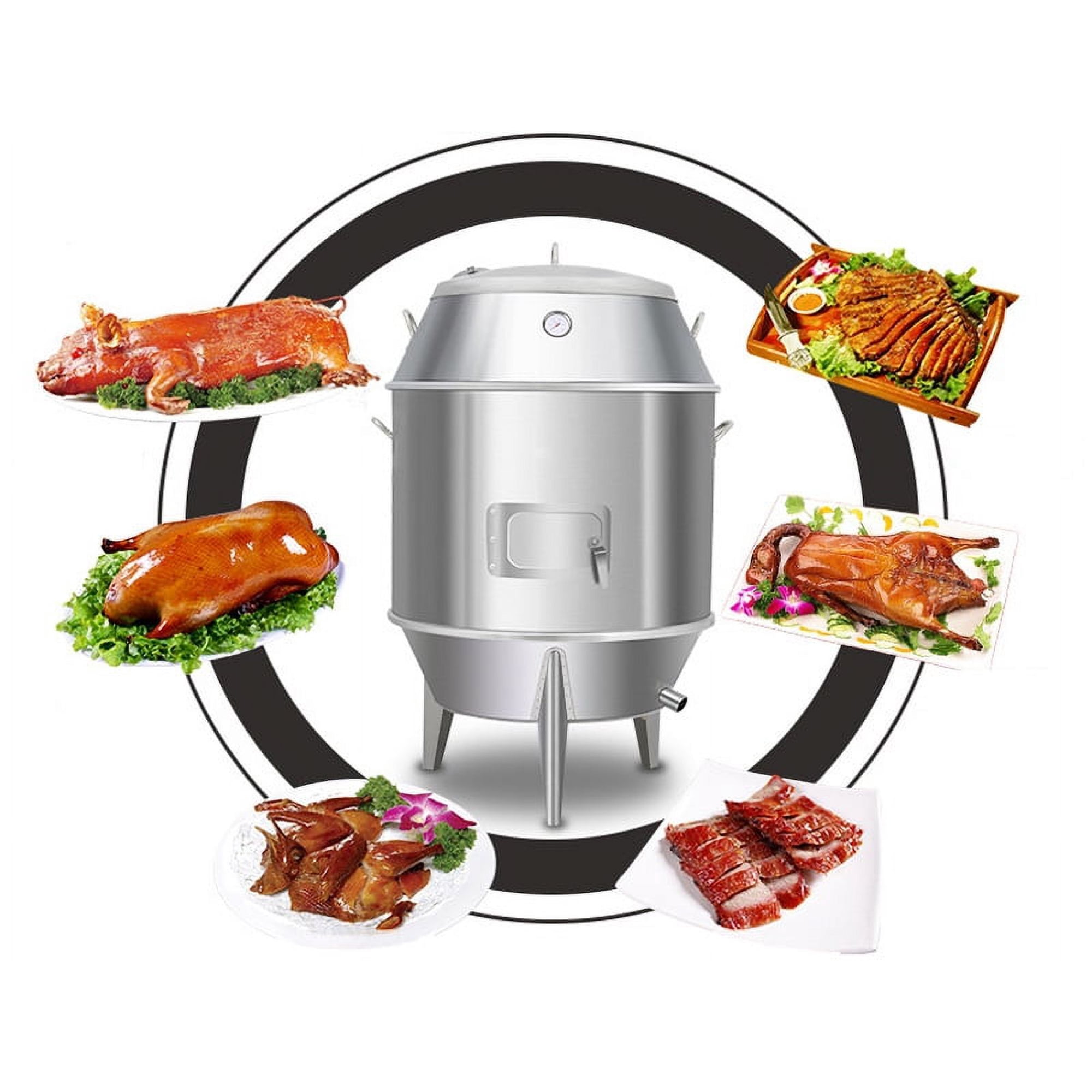 INTBUYING Charcoal Roast Duck Oven Commercial Stainless Steel Grill Roast Duck Chicken Cooking Tool Restaurant Barbecue Party Food